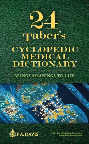 Taber's Cyclopedic Medical Dictionary